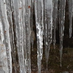 Mountains of icicles